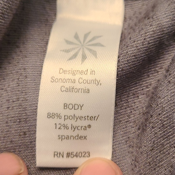 Athleta Chaturanga Striped Capri Legging - Picture 6 of 8